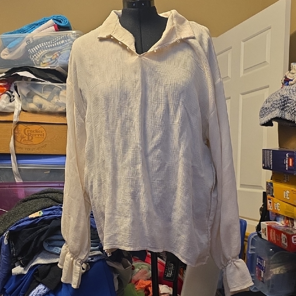 Women's Cream Blouse